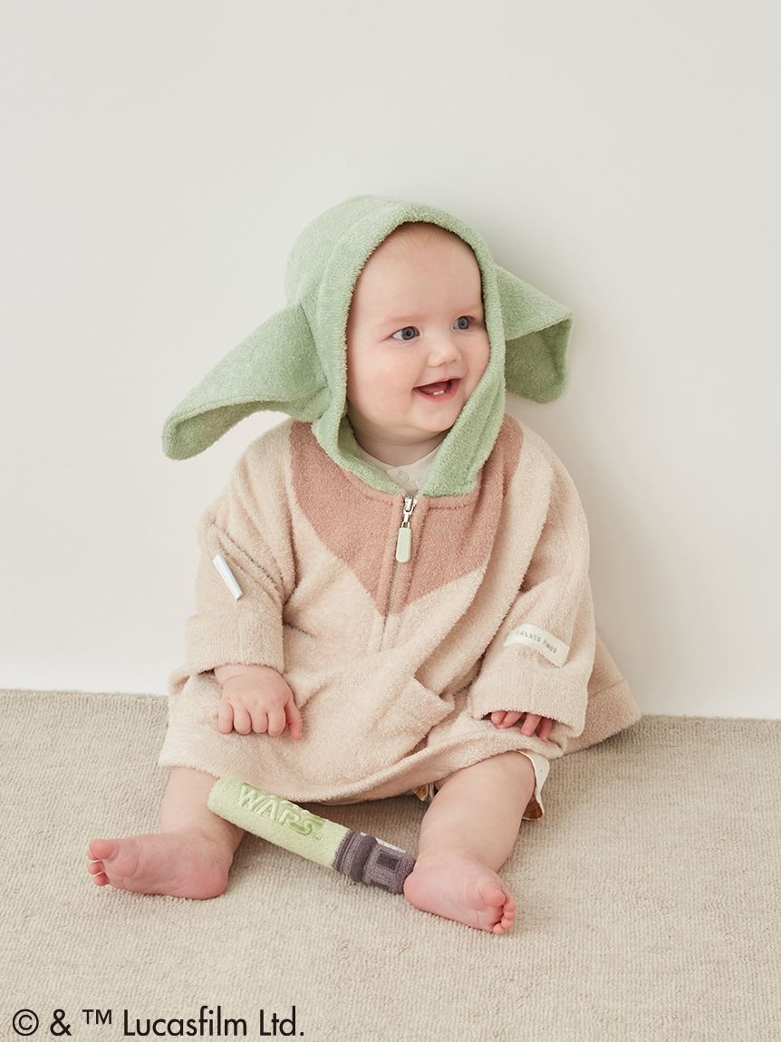 gelato pique × STAR WARS 2026 BABYポンチョ ヨーダ グリーン