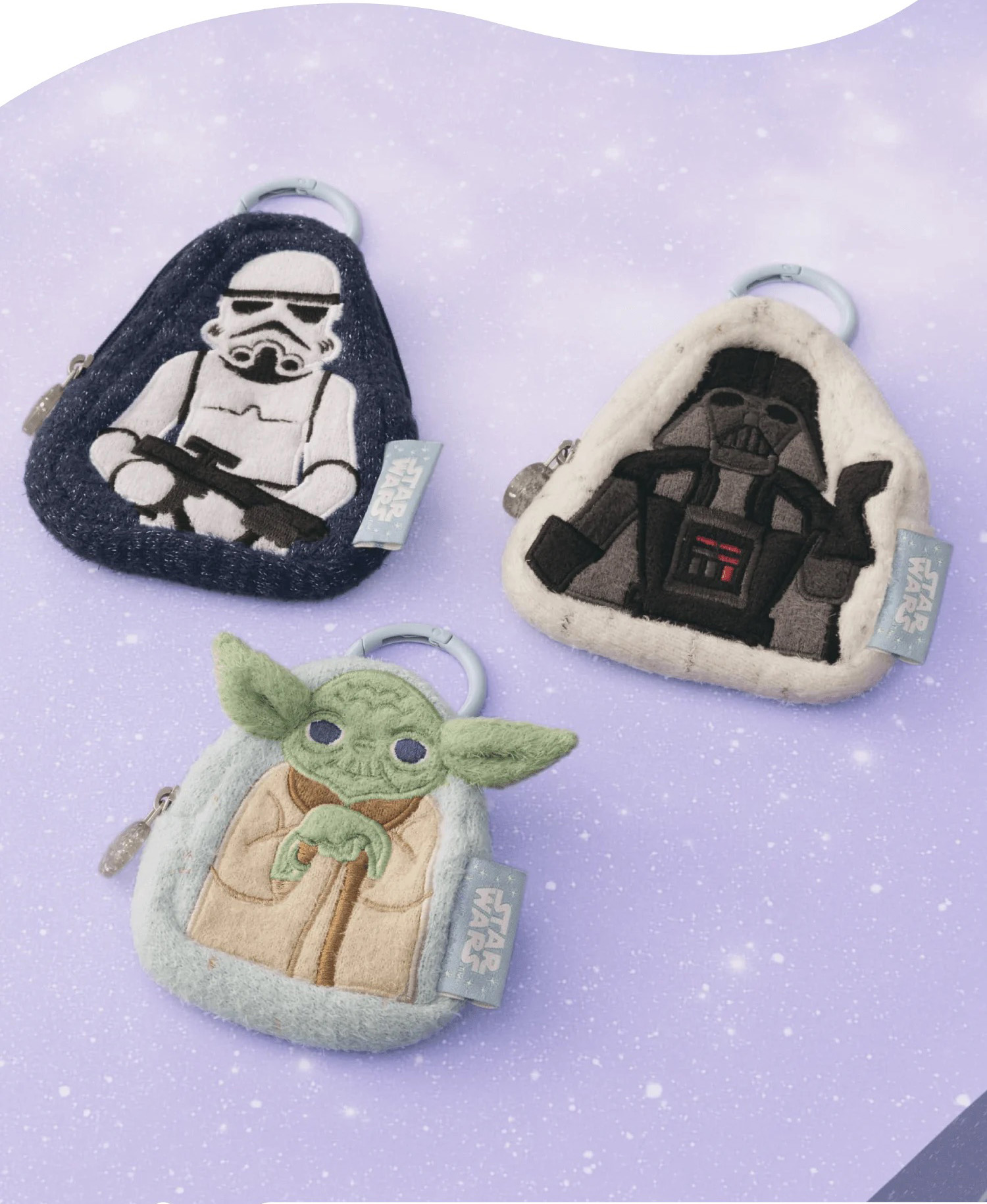 gelato pique STAR WARS チャームポーチ 3種 ストームトルーパー ダース・ベイダー グローグー