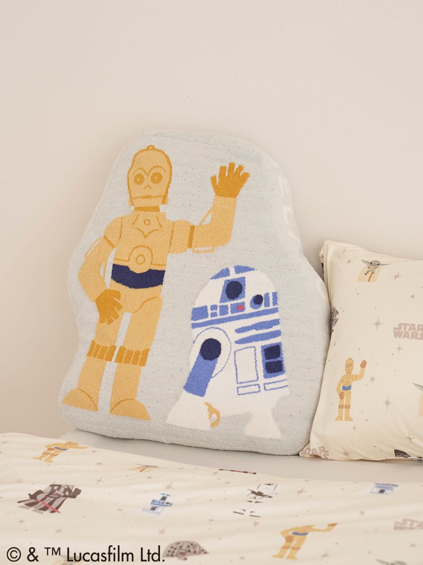 gelato pique STAR WARS ジャガードダイカットクッション 4種 ダース・ベイダー ストームトルーパー C-3PO R2-D2