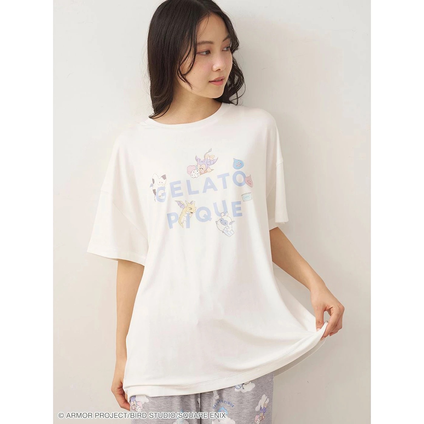 ジェラートピケ ドラクエ ワンポイントTシャツ 着用イメージ