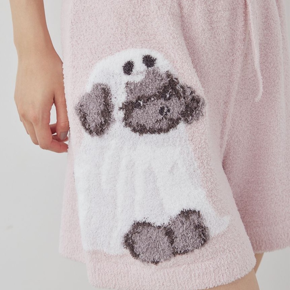 gelato pique ナイトパレードDOGSジャガードショートパンツのエアリーモコとワンちゃんのジャガード
