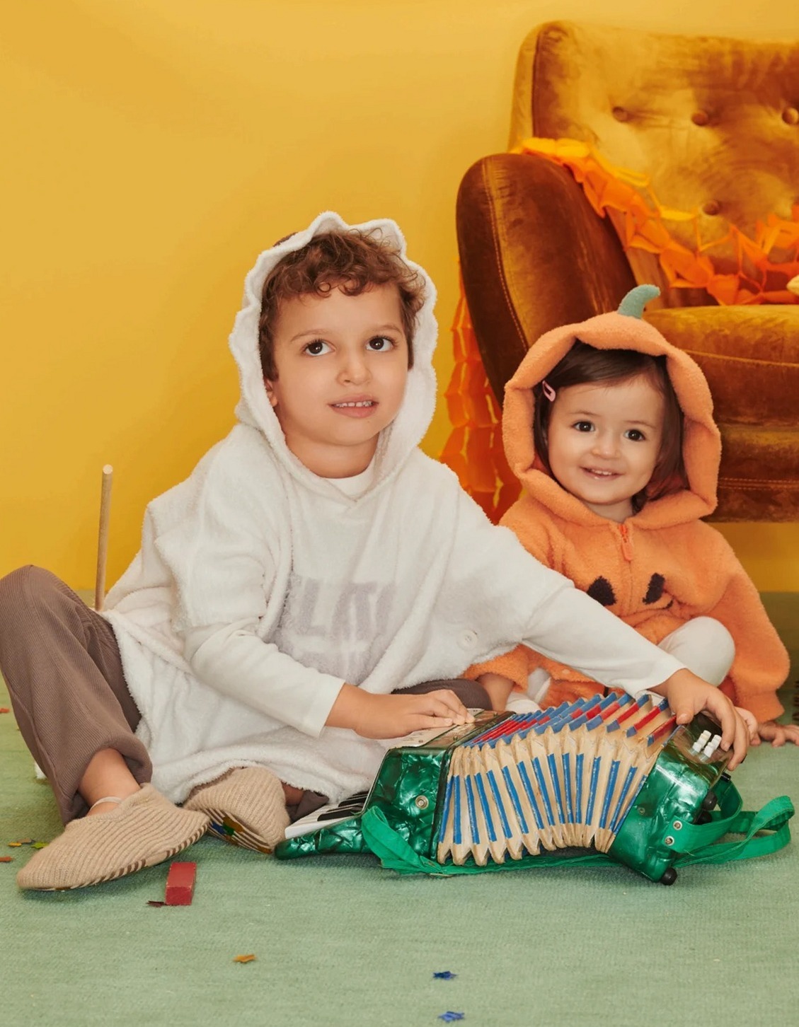 gelato pique ハロウィン KIDSとBABYのなりきりポンチョとロンパースのイメージ
