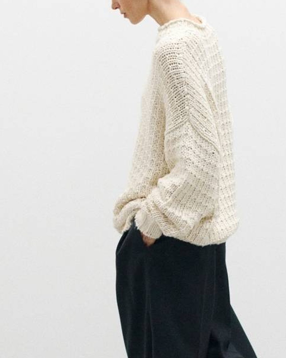 TODAYFUL Cotton100% Lowgauge Knit 着用