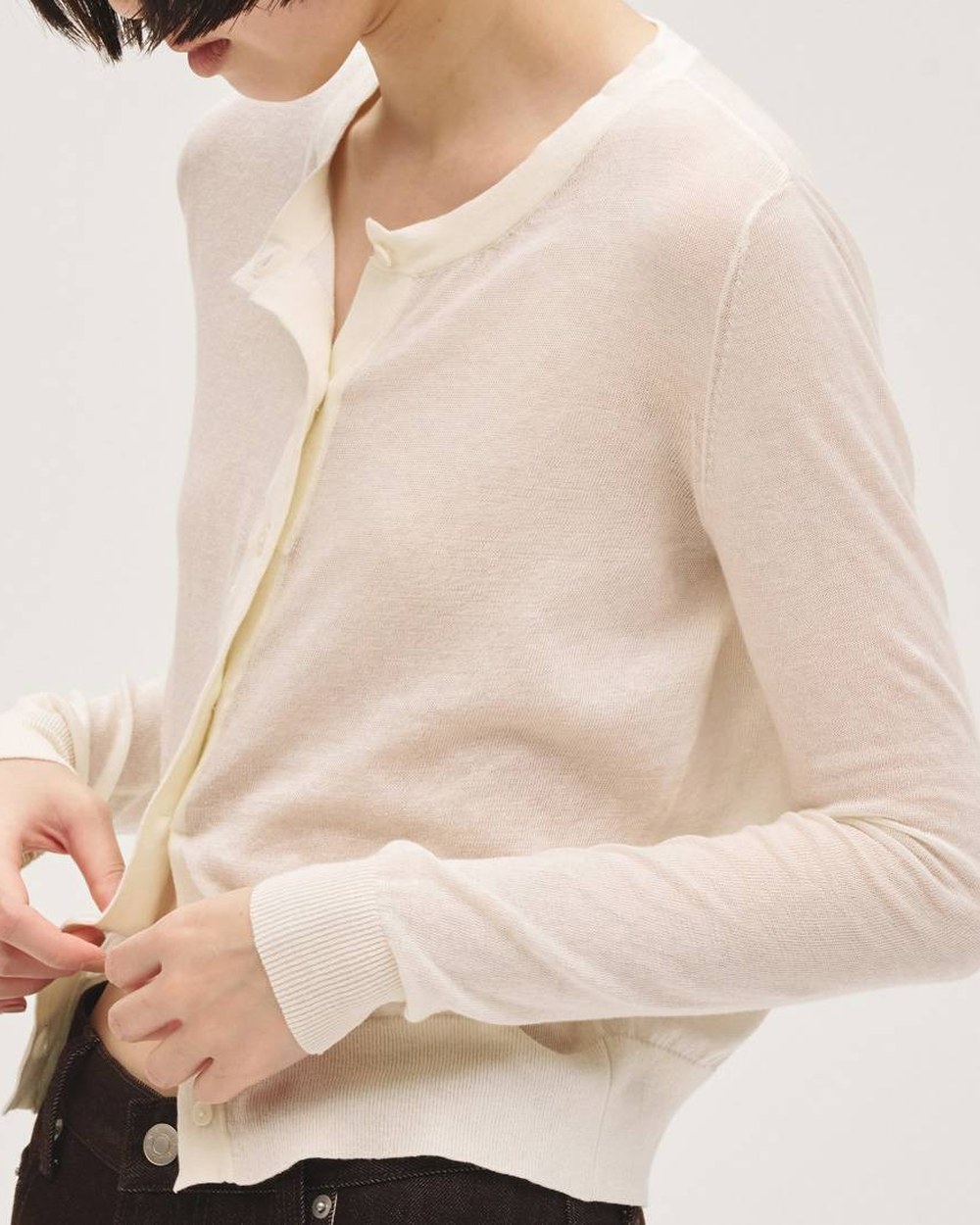 TODAYFUL Soft Knit Cardigan 着用