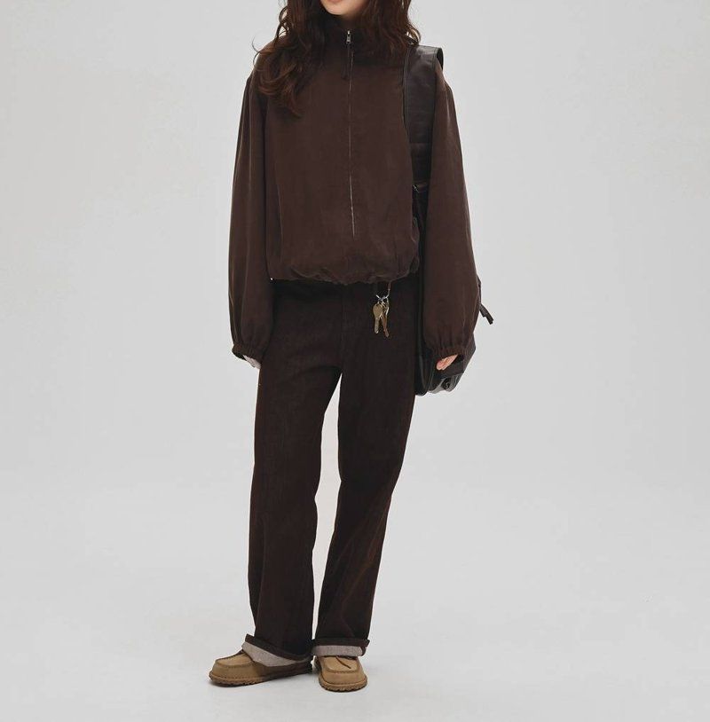 TODAYFUL Silky Zip Blouson コーディネート