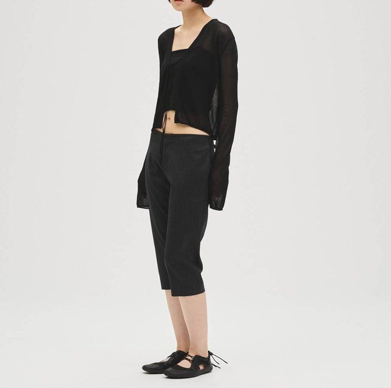 TODAYFUL Flat Lowrise Capripants コーディネート