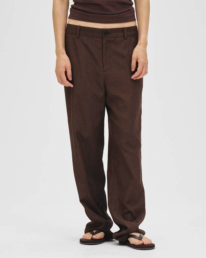 TODAYFUL Linen Lowrise Trousers コーディネート